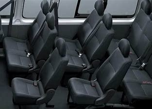 رغوة البولي يوريثان مسند الظهر Recliner Hiace Bus Seats Slidable