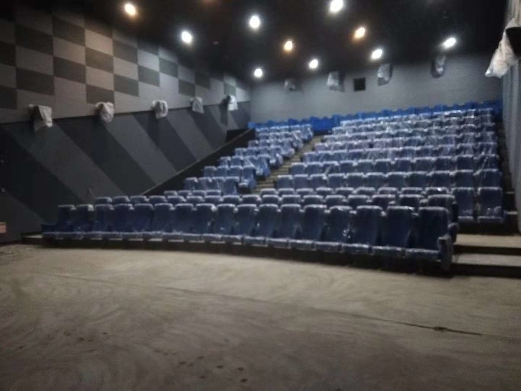 غرفة الوسائط التجارية، مقاعد المسرح التجاري، تصميم ملون مطوي حسب الطلب